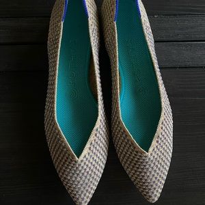 Gold multi Rothy’s flats 8